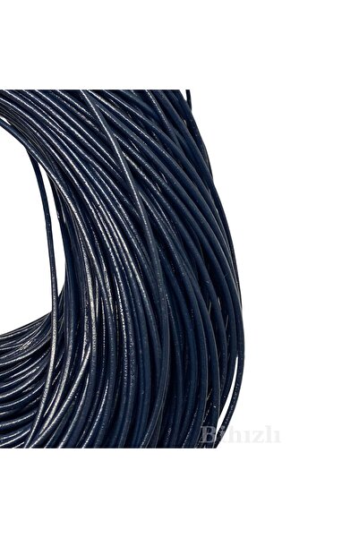 Bi hızlı Snur din piele naturală, diametru 2 mm, lungime 3 metri (albastru în...