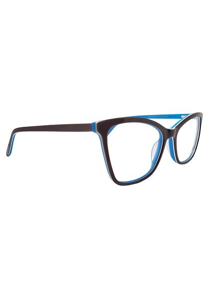 Emoji Black and blue emoji eyeglasses frame