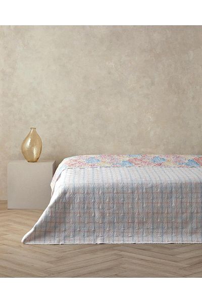 English Home Cuvertură multifuncțională Coastal Treasures King Size roz