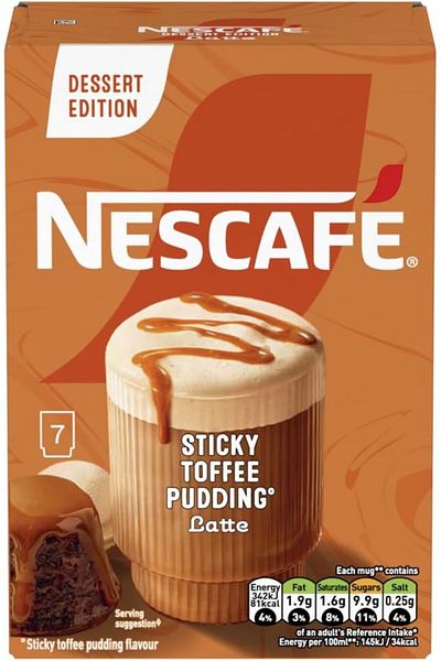 Nescafe Nescafe Gold Sticky Pudding Coffee Latte Desert Edition, 7 Sachets (140g)