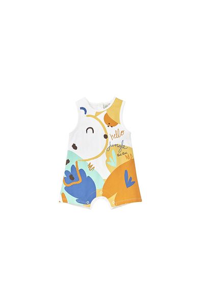 Tuc Tuc Jumpsuit Figured White Yellow