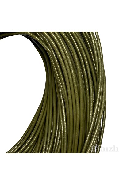 Bi hızlı Справжня оригінальна шкіряна мотузка, діаметр 2 мм, довжина 3 метри ...