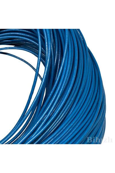 Bi hızlı Γνήσιο δερμάτινο κορδόνι, διάμετρος 2 χιλιοστά, μήκος 3 μέτρα (σκούρ...