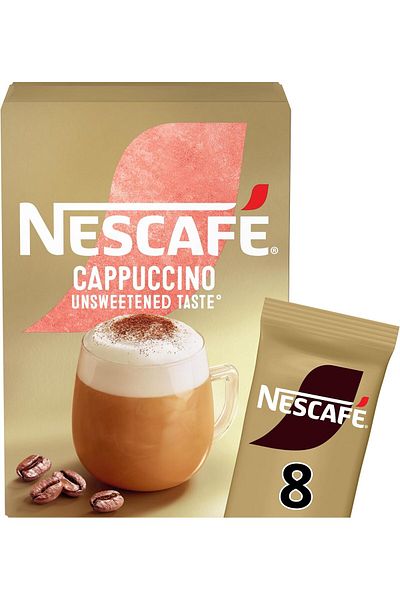 Nescafe Nescafe Gold Unsweetened Cappuccino Sachet, 113g - Whole Beans
