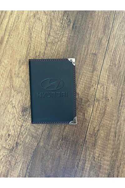 EFE DERİ Hyundai Deri Dikişli Araç Ruhsat Kılıfı Kabı Oto Ruhsatlık Araba Ruh...