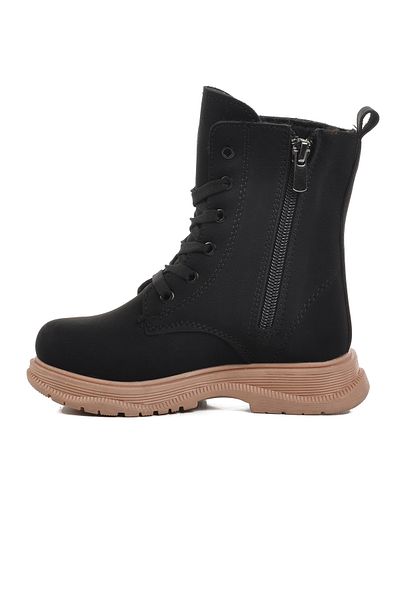 AYK'S Black-Salmon Kids Boots Leonis P