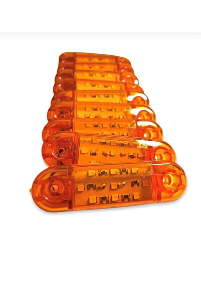 KIR OTOMOTİV 9 ledli oval tombul lamba 12.24 volt 10 adet