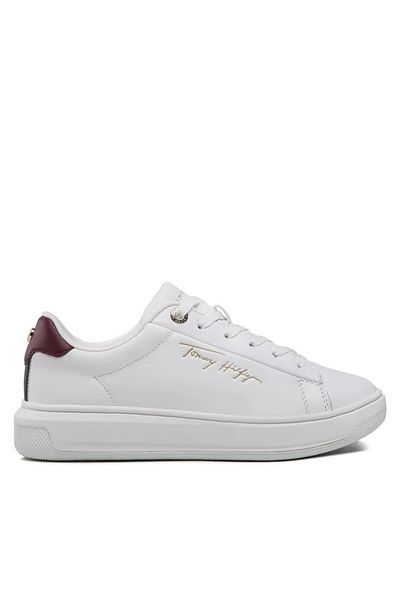 Tommy Hilfiger Sneakers Signature Court Sneaker FW0FW06738 Alb