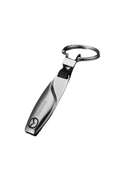 MAF Keychain for Mazda Key, Silver/Black