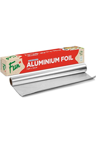 Fun رقائق ألومنيوم عريضة للغاية 7.6 متر × 30 سم، 25 قدمًا مربعًا - غلاف مطبخ ...