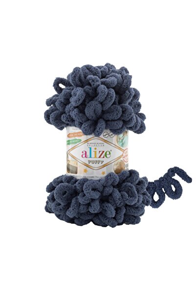 Alize Puffy El Örgü Ipi 100g – Şişsiz Kolay Örülür – Renk No:900