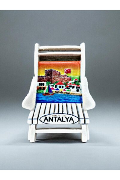 Mundy ANTALYA Temalı Kabartmalı Polyester Magnet 6cm x 8cm
