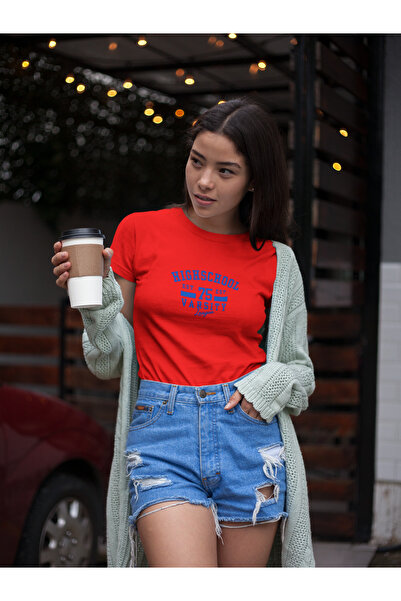 Butik High School Varsity / Γυναικείο πολύχρωμο μπλουζάκι