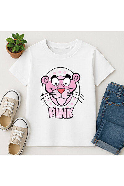 SVART WEAR Ružičasta pantera majica sa okruglim izrezom, 100% pamuk, sa print...