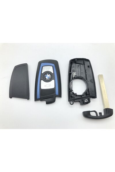 MAF Carcasa Cheie 3 butoane Rama Albastra BMW X3 F10 F20 F30 F40 F13 F14 F01 F02