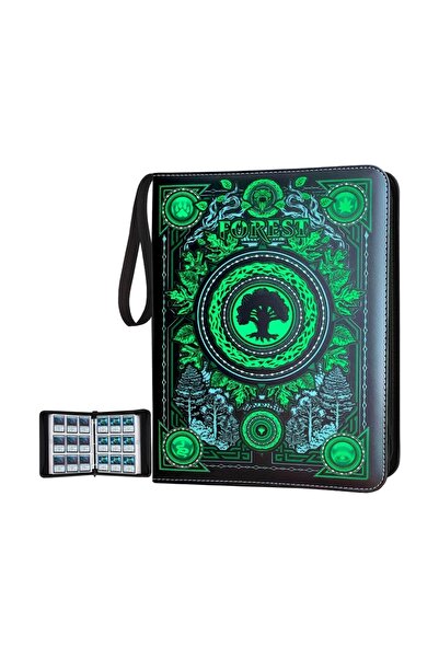 choice2 green 9 Pket Card Binder with Sleeves 900 Double Sided Pket Premium C...