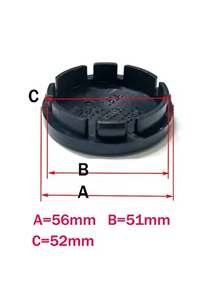 MAF Set 4 capace centrale roți 56mm Hyundai argintii (înlocuire pentru jante din aliaj)