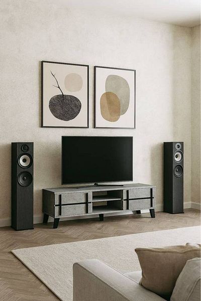 Al Saada Home Limited Quantity - TV Unit 160×40×50cm - Grey