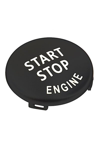 OEM Capac buton Start Stop compatibil cu BMW E60 E63 E70 E71 E82 E84 E90 E91 E92 E93, negru