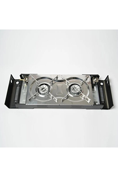 Wasat ELArab موقد غاز مزدوج DENX DX2802 بقوة 2200 واط × 2 للطهي في أي مكان