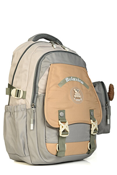 Relaxion 1511 Multi-Eye School and Daily Backpack - Pen Holder Gift