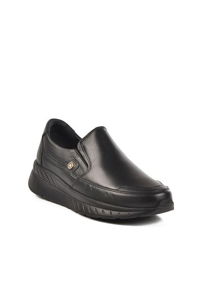 AYK'S Black Genuine Leather Men's Casual Shoes C410 m