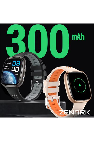 Zenark Ceas SmartWatch ZENARK® MOVE-X 10, Ecran IPS HD, Notificari, Glicemie, Apelare, Lanterna UV, Gold