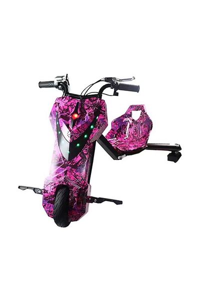 rexa Electric Scooter with LED Lights & Go-Kart Seat – Fun Ride-On for Kids