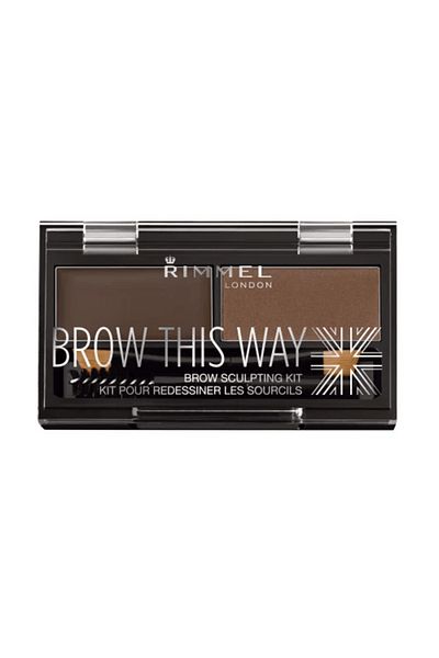 Rimmel Brow This Way Powder Eyebrow Kit - Dark Brown 003