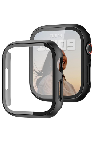Sneezy Apple Watch 45MM 7-8-9 SE Seri Uyumlu Starlight 360 Derece Koruma ve T...