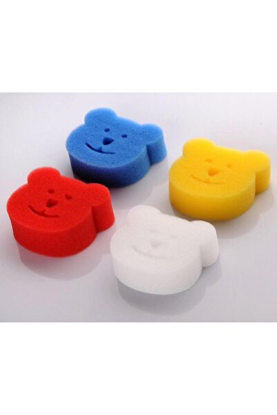 NW NessiWorld مجموعة إسفنجة غسيل حمام الأطفال من نيسي وورلد، 4 قطع