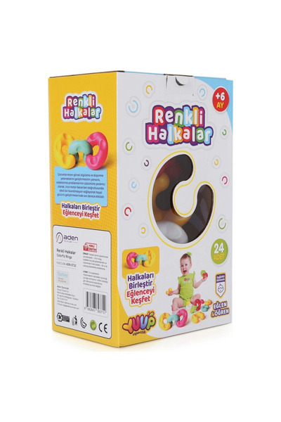 NW NessiWorld Nessiworld حلقات ملونة 24 قطعة