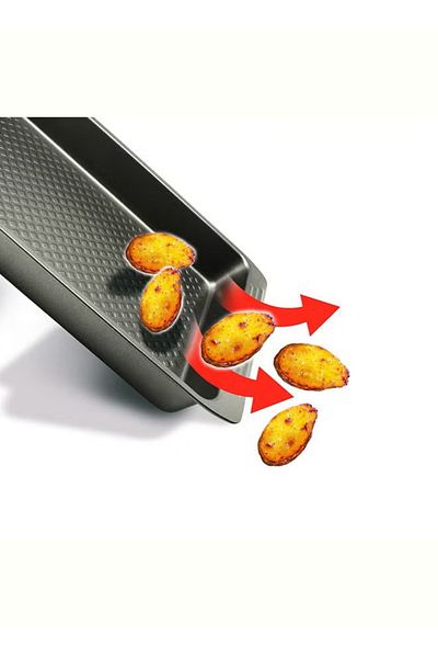 TEFAL Baking Tray | Easy Grip 29.5 x 41 cm Baking Pan | Carbon Steel | 2 Years Warranty