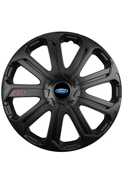 Autohelix MSA Set de 4 capace de jantă Evo Black R15, pentru Ford