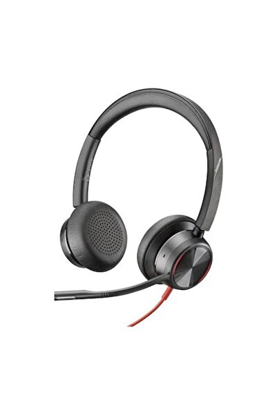 Poly Casti Over the Ear Blackwire 8225, Certificare Microsoft Teams, Wired, Negru, Adulti