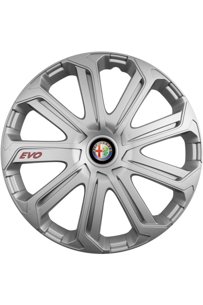 Autohelix MSA Set de 4 capace de jantă Evo Gri R14, pentru Alfa Romeo