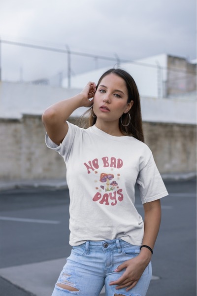 ArtYus Unisex Muškarci/Žene Bez Loših Dana Šareno Štampano Oversize kroj 100%...