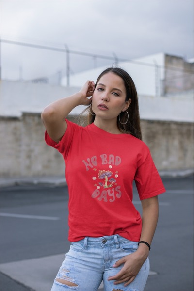 ArtYus Unisex Muškarci/Žene Bez Loših Dana Šareno Štampano Oversize kroj 100%...