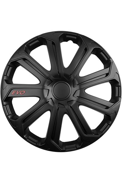 Autohelix MSA Set de 4 capace de roți Evo negre R14
