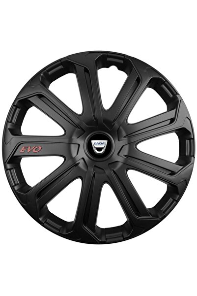 Autohelix MSA Set de 4 capace de jantă Evo negre R16, pentru Dacia