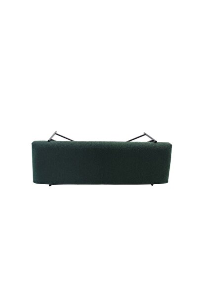 Danube Home Green Upholstered Arm Bed Bench Ottoman - 122x42x45 cm - Stylish Seating with 2-Year Warranty