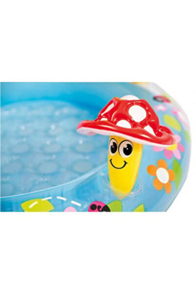 Blusmart Inflatable Pool for Children, Mushroom Design, 102 X 89 Cm
