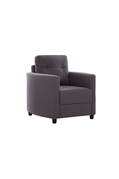 Danube Home Nottingham 1 Seater Fabric Sofa - Dark Slate Grey L85xW85xH88cm