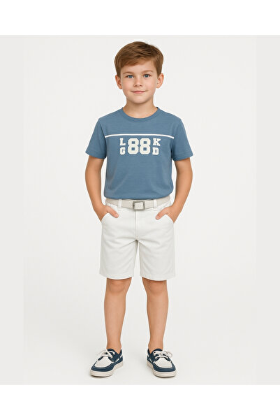 BAYHAS Boy's White Capri