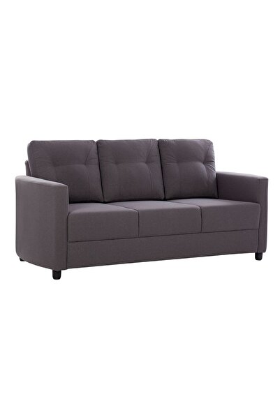 Danube Home Nottingham 3 Seater Fabric Sofa - Dark Slate Grey L186xW85xH88cm