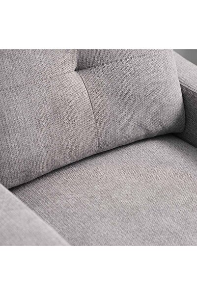 Danube Home Supreme 1 Seater Fabric Sofa - Grey L91xW80xH88cm