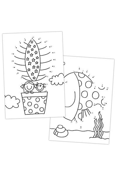 Galt Dot to Dot Coloring Book