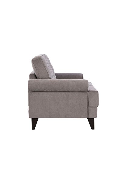 Danube Home Bradley 2 Seater Fabric Sofa - Onyx Grey L141xW82.5xH86cm