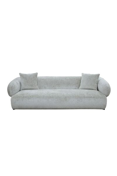 Danube Home Trinity Fabric 3 Seater Sofa - Beige L242xW98xH76cm