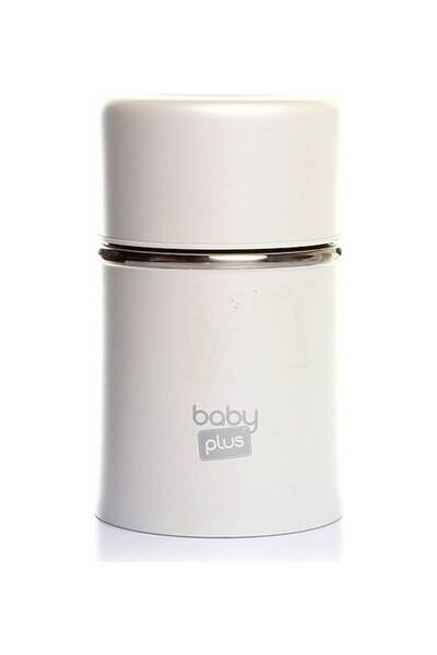 Baby Plus White Stainless Steel Baby Food Storage Thermos 260 ml